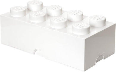 40040635 Brick 8 Knobs Large Stackable Storage Box White