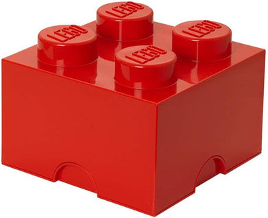 40030635 Lego Storage Brick Box 4 Stud, Red