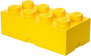 40040632 Brick 8 Knobs Large Stackable Storage Box Yellow