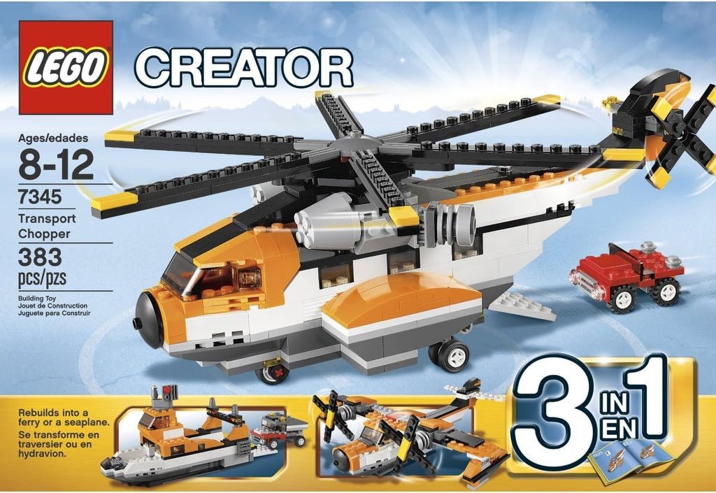 7345 LEGO Creator: Transport Chopper (Retired) (Certified Complete