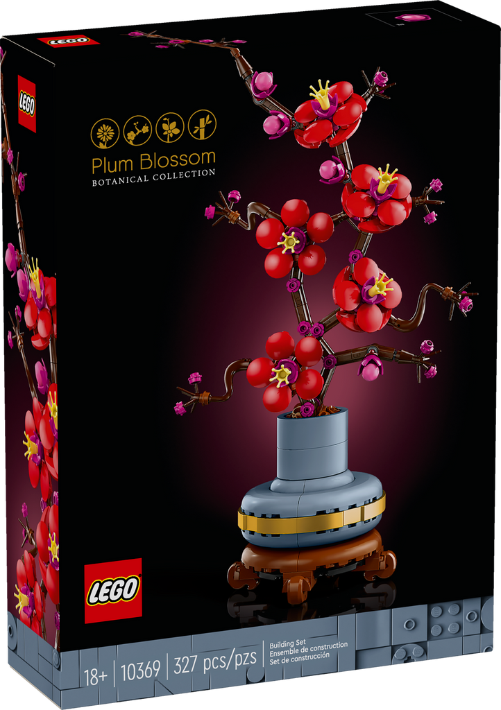 10369  Botanical Plum Blossom Flower – Bricks and Minifigs Ontario