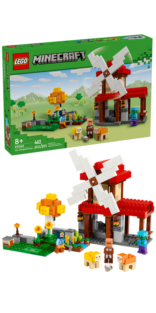 21262 LEGO Minecraft: The Windmill Farm – Bricks and Minifigs Ontario