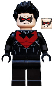 SH085 Nightwing - Red Eye Holes and Chest Symbol