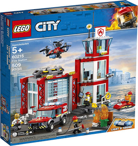 60215 City Fire Station (Retired) (New Sealed)