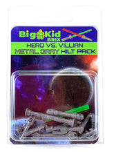 Big Kid Brix Hero Vs. Villain Metal Gray Hilt Pack