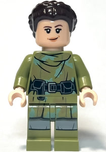 SW1296 Princess Leia - Olive Green Endor Outfit, Hair