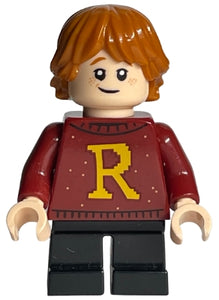 HP207 Ron Weasley - Dark Red Sweater with Letter R