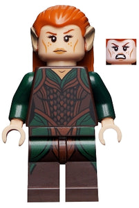 LOR034 Tauriel, Dark Green and Dark Brown Outfit
