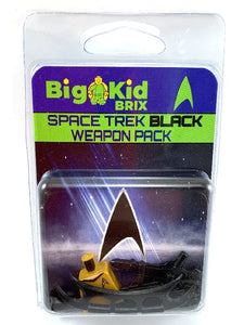 Big Kid Brix Space Trek Weapons Pack Black