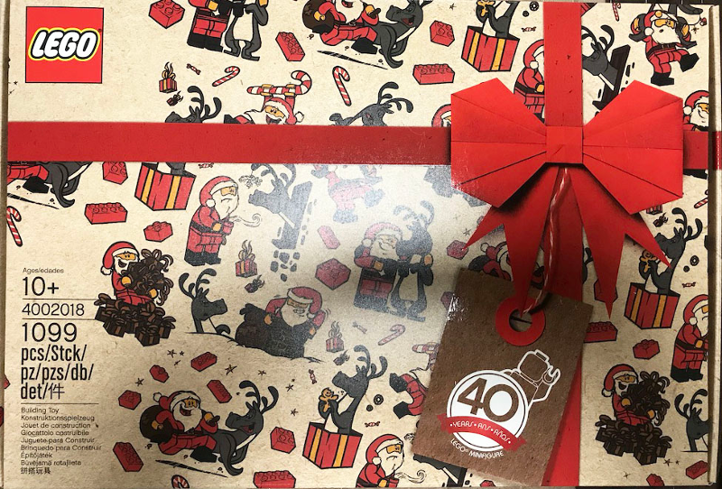 4002018 2018 Employee Exclusive 40 Years LEGO Minifigure (Retired) (C