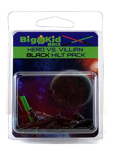 Big Kid Brix Hero Vs. Villain Metal Black Hilt Pack