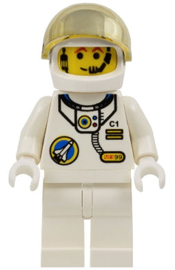 SPP016 Space Port - Astronaut C1, White Legs, White Helmet, Gold Large Visor