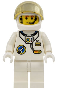 SPP016 Space Port - Astronaut C1, White Legs, White Helmet, Gold Large Visor