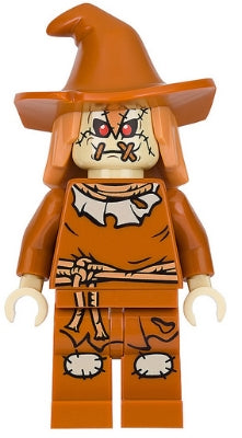 SH275 Scarecrow, Dark Orange Floppy Hat