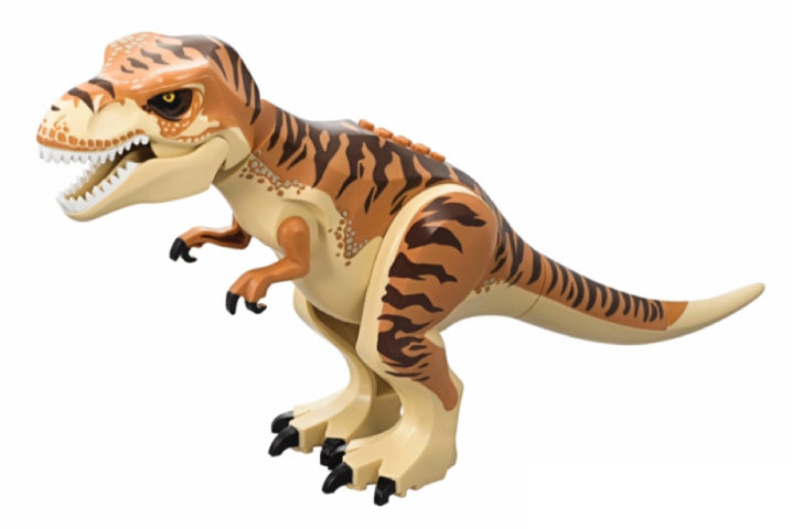 TREX05 Dinosaur Tyrannosaurus rex with Medium Nougat Back