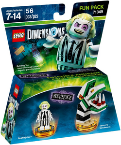 71349 Fun Pack - Beetlejuice (Beetlejuice and Saturn's Sandworm) (Retired) (New Sealed)