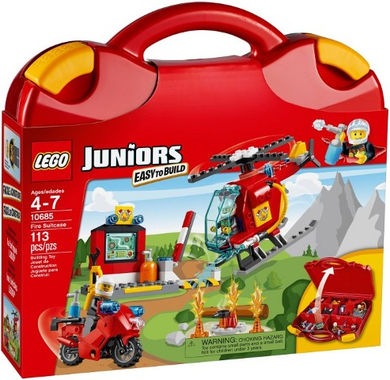 10685 Fire Suitcase (Retired) (Certified Complete)