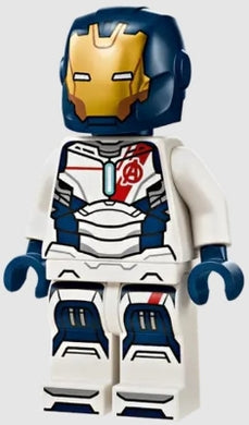 SH0938 Iron Legion - Dark Blue Head, One Piece Helmet