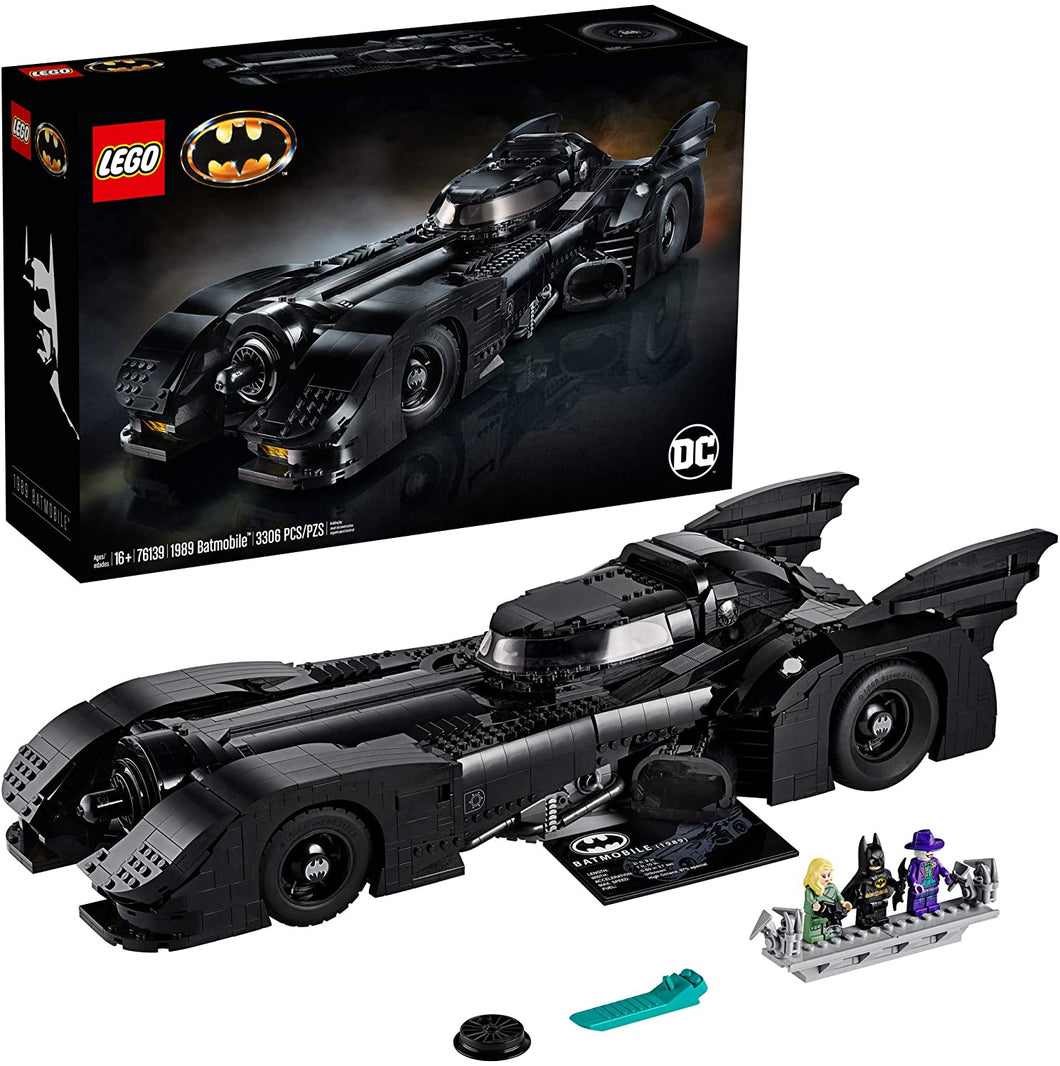 76139 DC Batman 1989 Batmobile (Retired) (Certified Complete)