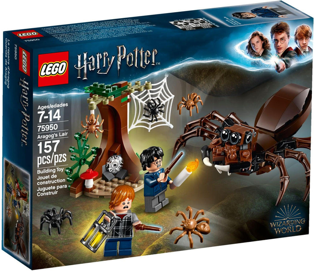 75950 LEGO Harry Potter Aragog's Lair (Retired) (Certified Complete)