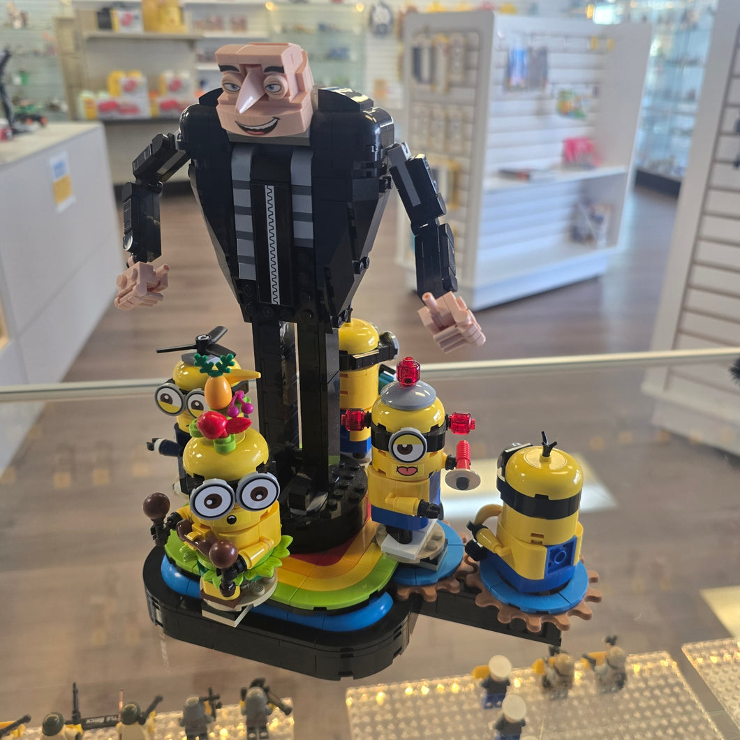 75582 Brick Build Gru and Minions (Retired) (Previously Owned)