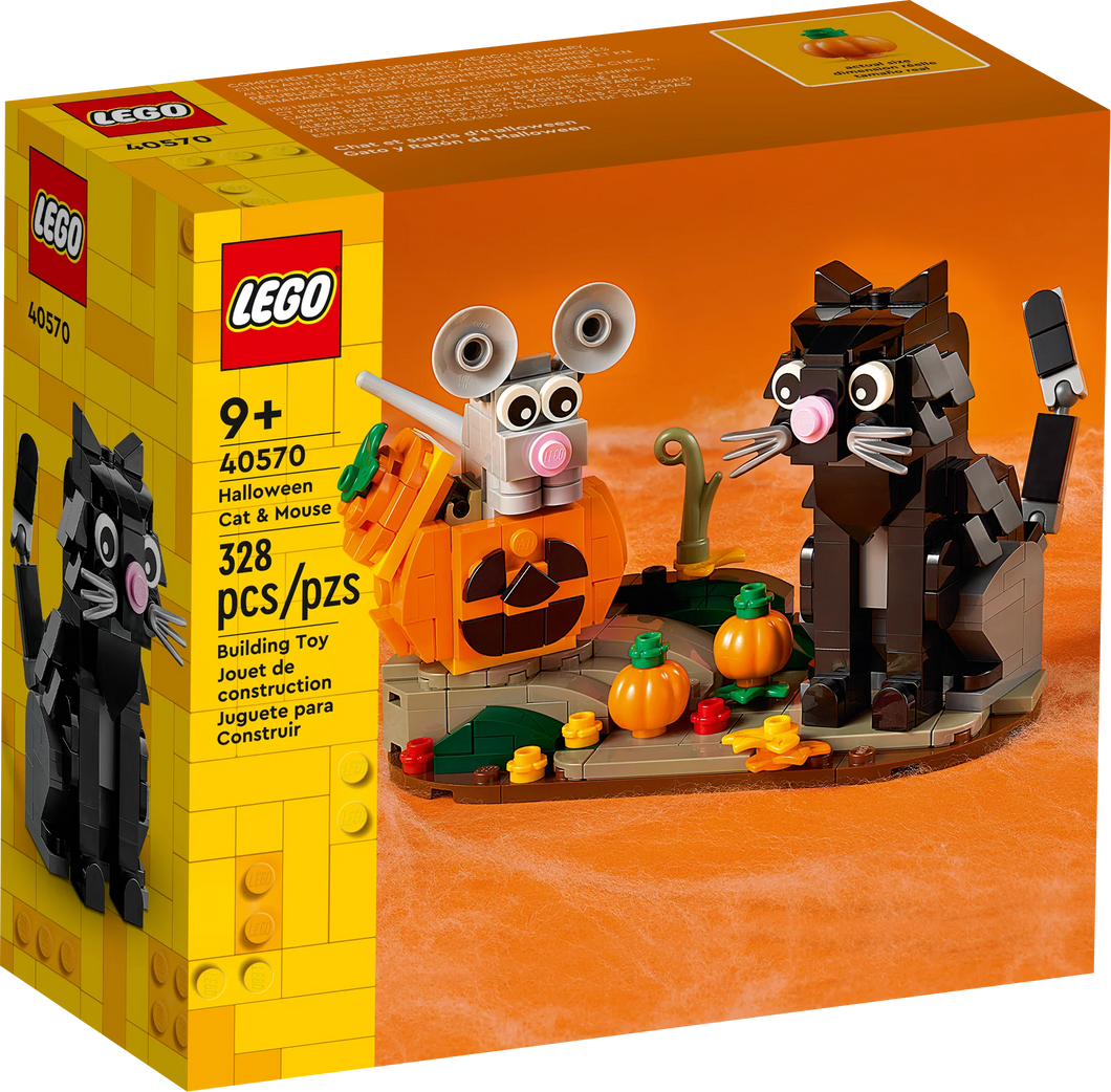 40570 Halloween Cat & Mouse (Certified Complete) (Retired)