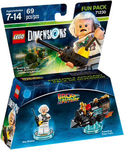 71230 LEGO Dimensions: Fun Pack - Back to the Future (Retired) (New Sealed)