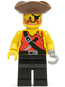 PI024 Pirate Shirt with Knife, Black Legs