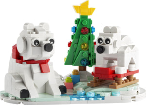 40571 LEGO: Wintertime Polar Bears with Christmas Tree (Certified Complete)