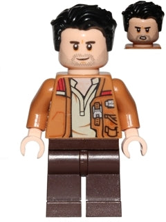 SW0737 Poe Dameron (Medium Nougat Jacket, Hair)