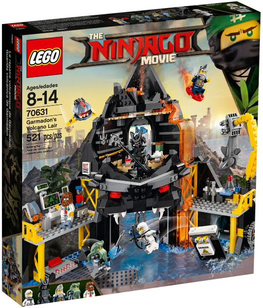 70631 Garmadon's Volcano Lair (Retired) (Certified Complete)