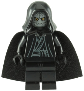 SW0210 Emperor Palpatine - Light Bluish Gray Head, Black Hands