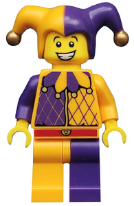 COL187 Jester, Series 12 (Minifigure Only without Stand and Accessories)
