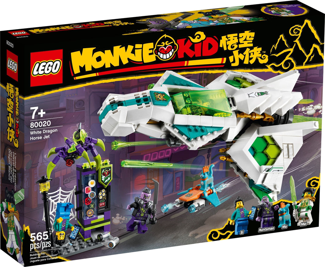 80020 White Dragon Horse Jet (Retired) (New Sealed)