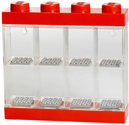 40650001 LEGO Minifigure Display 8 Bright Red