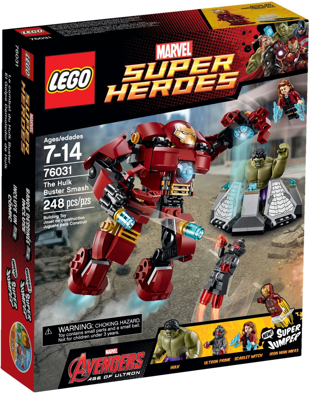 76031 The Hulk Buster Smash (Retired) (Certified Complete)