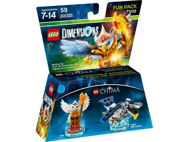 71232 Fun Pack - Legends of Chima (Eris and Eagle Interceptor) (Retired) (New Sealed)