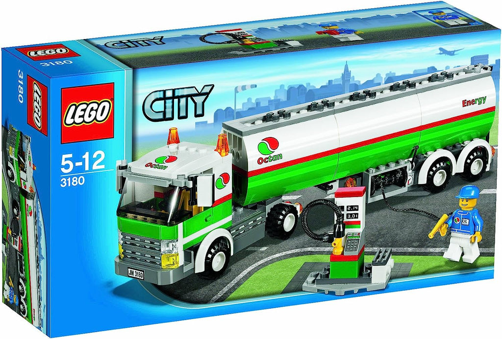 3180 LEGO City: Tank Truck (Retired) (Certified Complete) – Bricks and ...