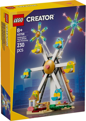 40758 Celebration: Ferris Wheel with Fireworks (Retired) (New Sealed)