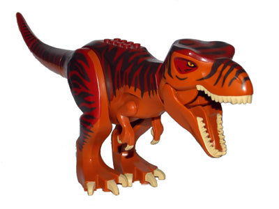 TREX02 Dinosaur Tyrannosaurus rex with Dark Red Back