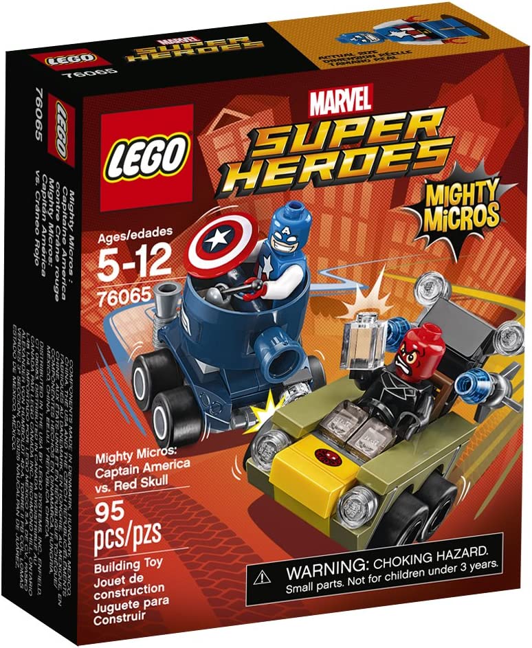76065 LEGO Marvel Mighty Micros: Captain America vs Red Skull (Retired) (Certified Complete)