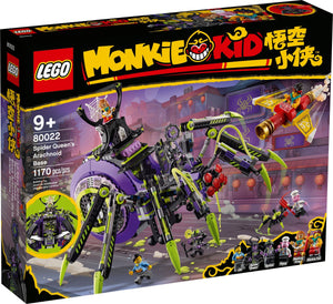 80022 Monkie Kid Spider Queen’s Arachnoid Base (Retired) (Certified Complete)