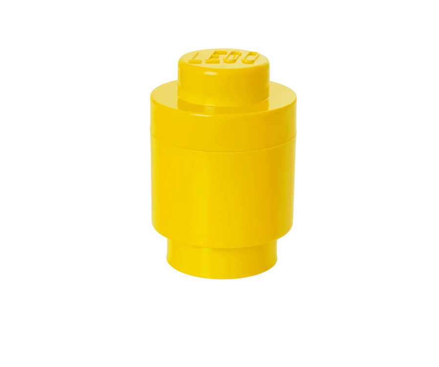 40300632 LEGO Storage Brick 1 Round Bright Yellow