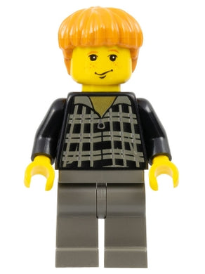HP032 Ron Weasley - Black and White Plaid Shirt