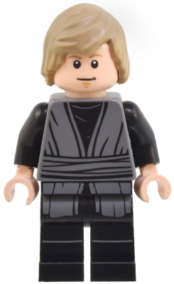 SW1370 Luke Skywalker - Dark Bluish Gray Jedi Robe