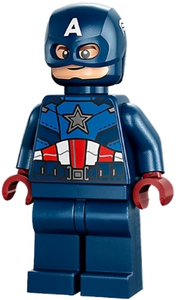 SH852 Captain America - Dark Blue Suit, Dark Red Hands, Helmet