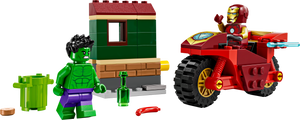 76287 LEGO Marvel: Iron Man with Bike and The Hulk