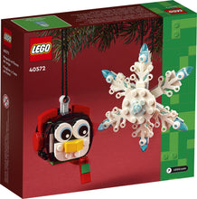 40572 LEGO Penguin & Snowflake Ornaments (Certified Complete)