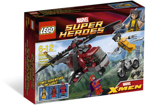 6866: Wolverine's Chopper Showdown (Retired) (Certified Complete)