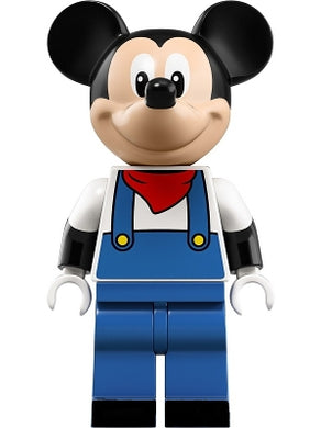 DIS042 Mickey Mouse - Blue Overalls, Red Bandana